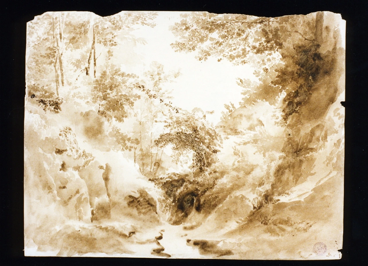 Paesaggio con alberi - Museo Nazionale di san Martino, Napoli